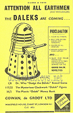 Codeg Dalek Advertisement in Toys and Games Sept 1965 supplement